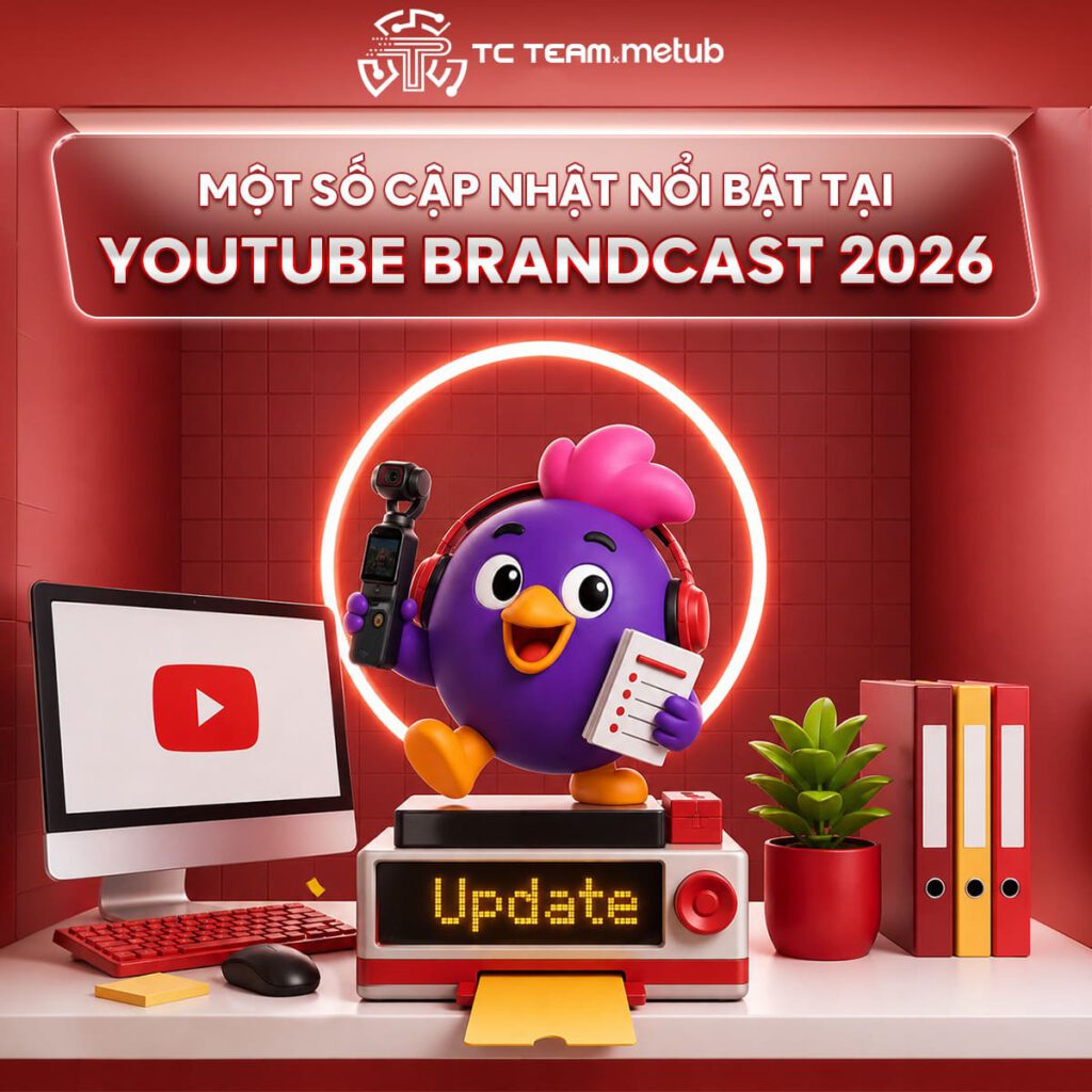 MỘT SỐ CẬP NHẬT NỔI BẬT TẠI YOUTUBE BRANDCAST 2026