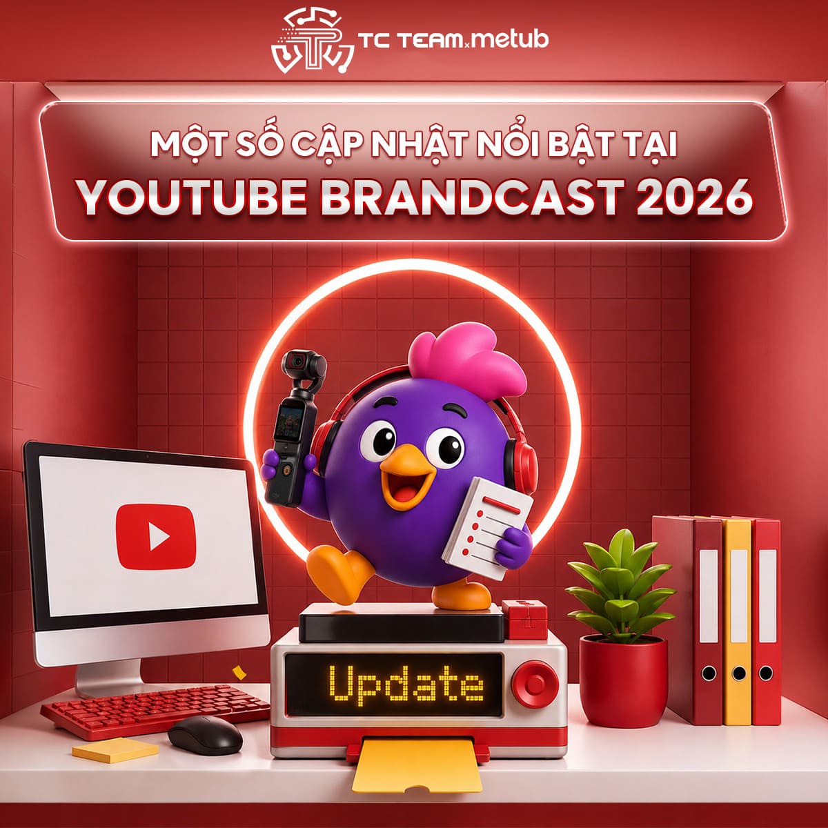 MỘT SỐ CẬP NHẬT NỔI BẬT TẠI YOUTUBE BRANDCAST 2026